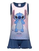 Pyjashort In Box Pyjamas Set Blue Lilo & Stitch