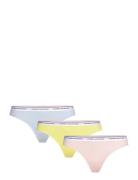 3 Pack Thong Stringtrosa Underkläder Yellow Tommy Hilfiger