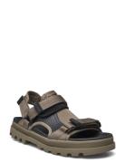 Palladune Og Sport Platta Sandaler Green Palladium