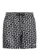 NIKE SWIM Nike M 5" Volley Short Swoosh Link Svart