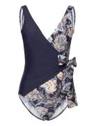 Missya Monaco 3 Colour Swimsuit Marinblå