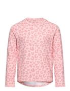 Geggamoja Uv-L.s Sweater Pink Leo 01 146/152 Rosa