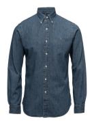 Polo Ralph Lauren Slim Fit Chambray Shirt Blå