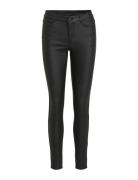 Vicommit Coated Rwsk New Pant-Noos Bottoms Trousers Leather Leggings-B...