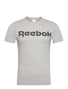 Gs Reebok Linear Read Tee Sport T-shirts Short-sleeved Grey Reebok Cla...