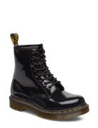 1460 W Black Patent Lamper Shoes Boots Ankle Boots Laced Boots Black D...