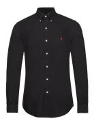 Polo Ralph Lauren Slim Fit Garment-Dyed Oxford Shirt Svart