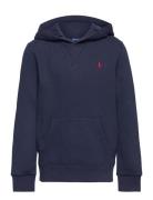 Ralph Lauren Kids Seasonal Fleece-Ls Po Hood-Tp-Knt Marinblå