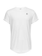 Lash R T S\S Tops T-shirts Short-sleeved White G-Star RAW