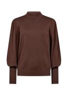 Sc-Dollie Tops Knitwear Jumpers Brown Soyaconcept