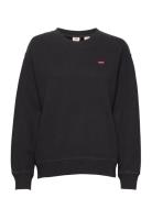 LEVI´S Women Standard Crew Caviar Svart