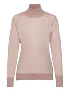 Tony Pullover Tops Knitwear Turtleneck Pink Wolford