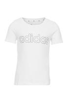 Adidas Essentials T-Shirt Sport T-shirts Short-sleeved White Adidas Sp...