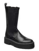 Vivianne Boot Shoes Boots Ankle Boots Ankle Boots Flat Heel Black Stev...