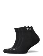 Puma Cushi D Quarter 3P Unisex Sport Socks Footies-ankle Socks Black P...