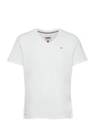 Tjm Original Jersey V Neck Tee Tops T-shirts Short-sleeved White Tommy...