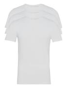 3-Pack Tee - Bamboo Tops T-shirts Short-sleeved White Clean Cut Copenh...