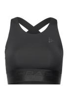 Core Charge Sport Top W Sport Bras & Tops Sports Bras - All Black Craf...