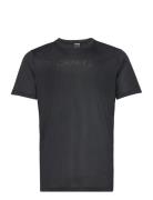 Core Essence Ss Mesh Tee M Sport T-shirts Short-sleeved Black Craft