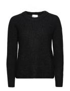 05 The Knit Pullover Tops Knitwear Jumpers Black My Essential Wardrobe
