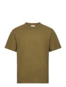 Basic T-Shirt "Callac" Héritage Tops T-shirts Short-sleeved Khaki Gree...
