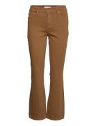 Johanna Kick Flare Vintage Colour Bottoms Trousers Flared Brown IVY Co...