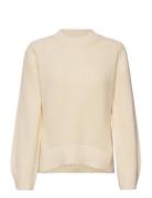 Selected Femme Slfleslie Ls Knit O-Neck B Grå