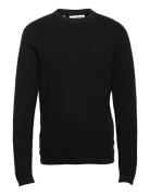 Slhrocks Ls Knit Crew Neck W Tops Knitwear Round Necks Black Selected ...