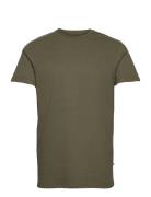 Basic Cotton Tee Tops T-shirts Short-sleeved Green Kronstadt
