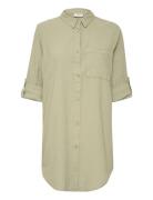 Kaffe Kanaya Shirt Tunic Khaki Green