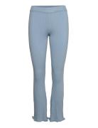 Dahlia Knit Trouser 22-01 Bottoms Trousers Flared Blue HOLZWEILER