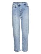 Kenzie Relaxed Detail Jeans Bottoms Jeans Straight-regular Blue NORR