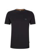 Tales Tops T-shirts Short-sleeved Black BOSS