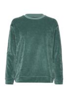 Martha Organic Cotton Velour Sweatshirt Tops Sweat-shirts & Hoodies Sw...