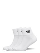 Mid Ankle Sock 3 Pair Pack Lingerie Socks Footies-ankle Socks White Ad...