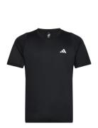 Run Icons 3S T Sport T-shirts Short-sleeved Black Adidas Performance