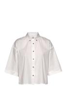 Noah Ss Shirt Tops Shirts Long-sleeved White NORR