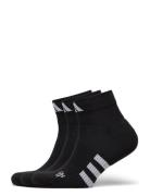 Prf Cush Mid 3P Sport Socks Footies-ankle Socks Black Adidas Performan...