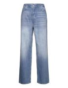 High Rise Relaxed Bottoms Jeans Wide Blue Calvin Klein Jeans