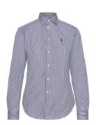 12/2 Yd Ctn Pw-Lsl-Bfs Tops Shirts Long-sleeved Blue Polo Ralph Lauren