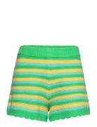 Pcbeddy Hw Knit Shorts Bc Sww Bottoms Shorts Casual Shorts Green Piece...