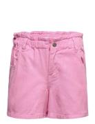 Vmmarie Paperbag Shorts Girl Bottoms Shorts Pink Vero Moda Girl