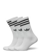 High Crew Sock 3 Pair Pack Sport Socks Regular Socks White Adidas Orig...