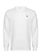 Classic Fit Jersey Long-Sleeve T-Shirt Tops T-shirts Long-sleeved Whit...