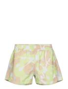 Pacer Tr-Es Aop Sport Shorts Sport Shorts Yellow Adidas Performance