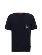 Teevibes Tops T-shirts Short-sleeved Navy BOSS
