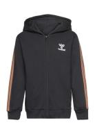 Hmlstreet Zip Jacket Sport Sweat-shirts & Hoodies Hoodies Black Hummel