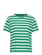 40/1 Yd Vntg Ctnjsy-Ssl-Tsh Tops T-shirts & Tops Short-sleeved Green P...