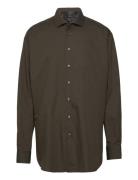 Regular Fit Mens Shirt Tops Shirts Casual Brown Bosweel Shirts Est. 19...