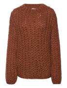 Cmlia-Pullover Tops Knitwear Jumpers Brown Copenhagen Muse